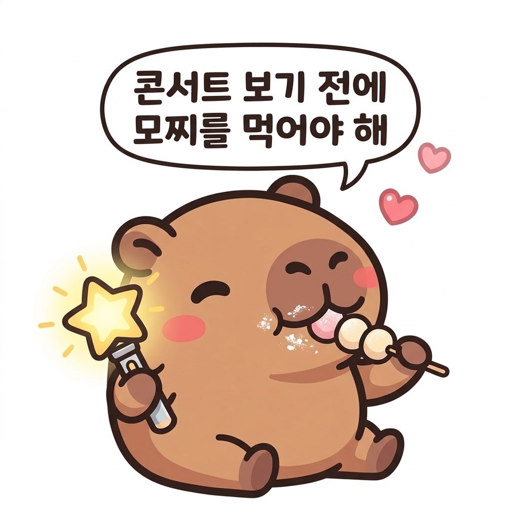 水豚漫畫：麻糬（모찌）