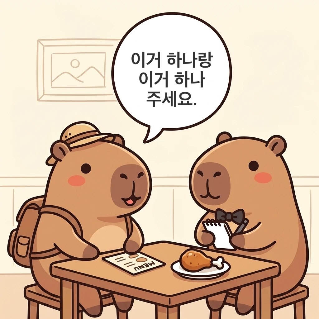 水豚漫畫：這個（이거）