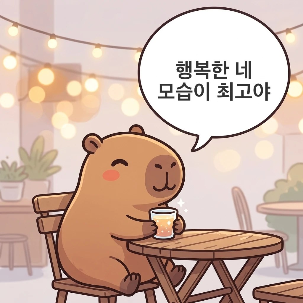 水豚漫畫：最佳（최고）